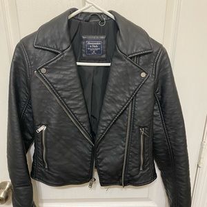 Abercrombie and Fitch leather jacket